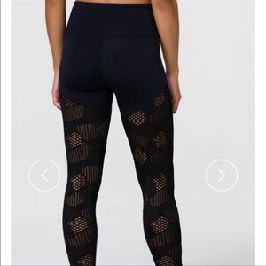 Black Onzie Half Honeycomb tights.
